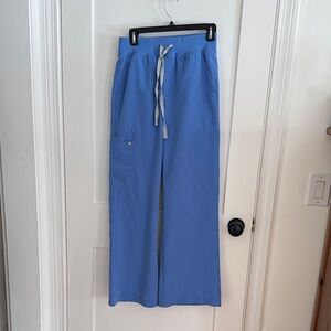 Figs Women's Blue Wide Leg Pants
